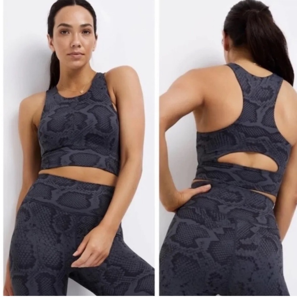 Allfenix Indie High Neck Python Longline Sports B… - image 1